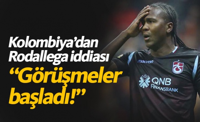 Kolombiya'dan Rodallega iddiası