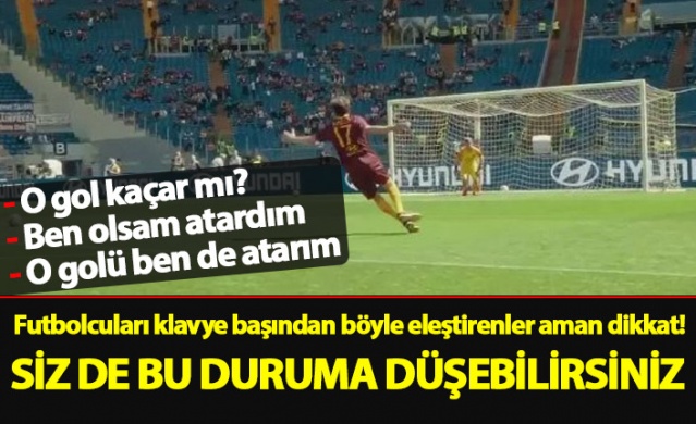 ‘O golü ben de atardım’ diyen taraftara ‘Haydi gel at’ şoku!