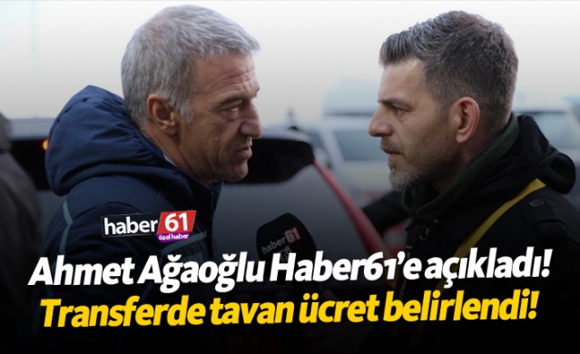 Ahmet Ağaoğlu: Transferde tavan ücretimizi belirledik