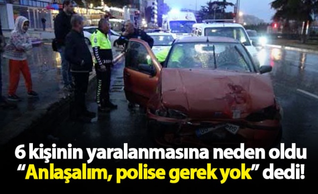 "Ağabey anlaşalım, polise gerek yok"