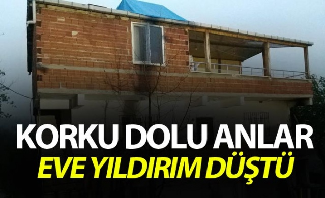 Korku dolu anlar - Eve yıldırım düştü