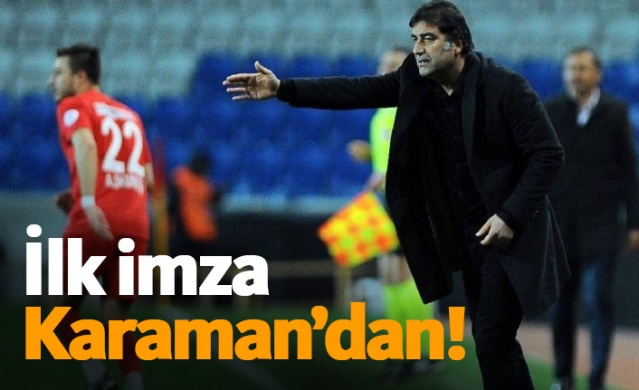 Trabzonspor'da ilk imza Karaman'dan