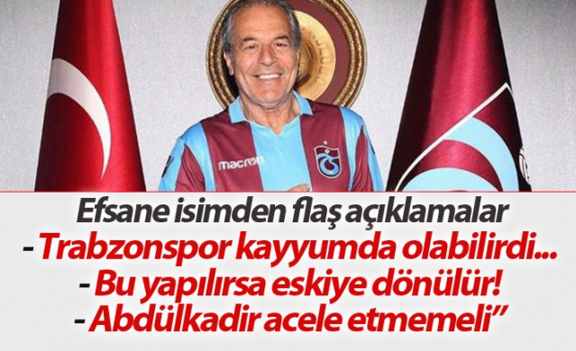 Denizci: Trabzonspor kayyumda olabilirdi...