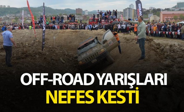 Off-road yarışları nefes kesti