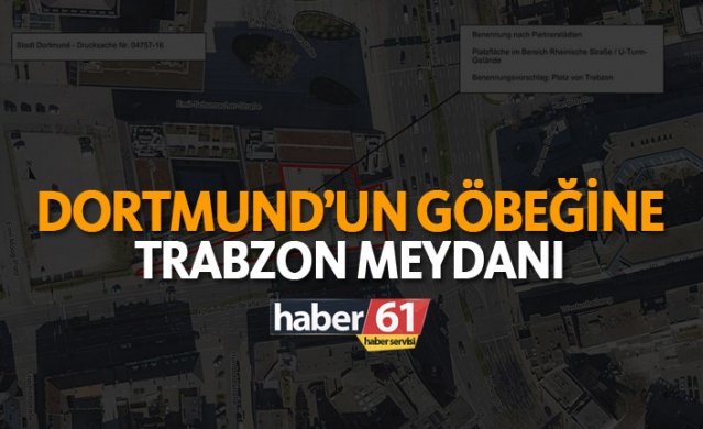 Dortmund'un göbeğine Trabzon meydanı