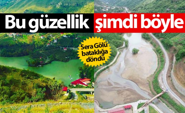 Sera Gölü bataklığa döndü