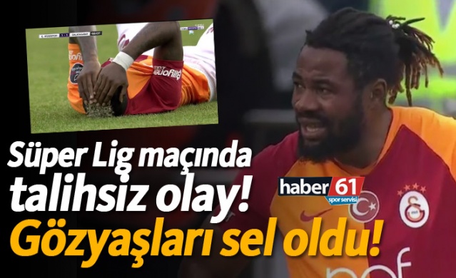 Süper Lig maçında talihsiz olay!