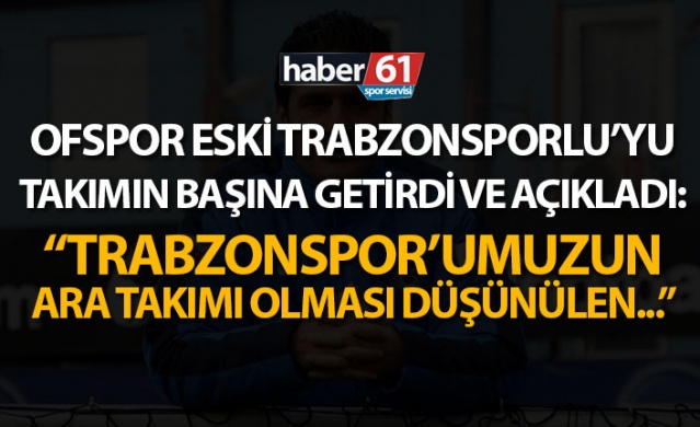 Ofspor yeni teknik direktörünü böyle açıkladı!