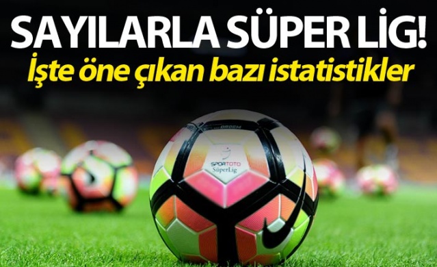 Sayılarla Süper Lig - İşte öne çıkan bazı istatistikler