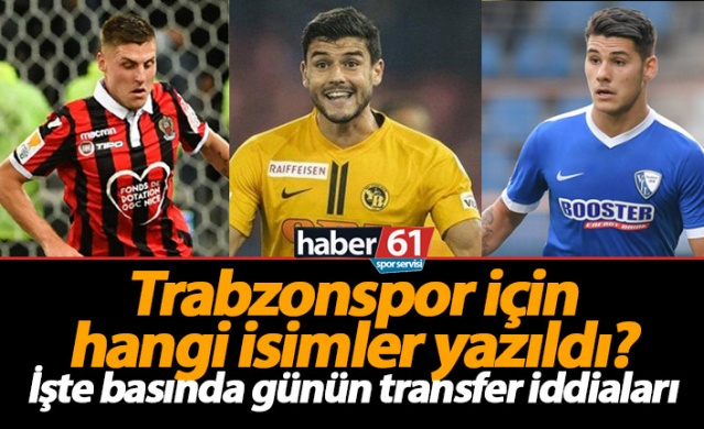 Trabzonspor transfer haberleri - 29.05.2019