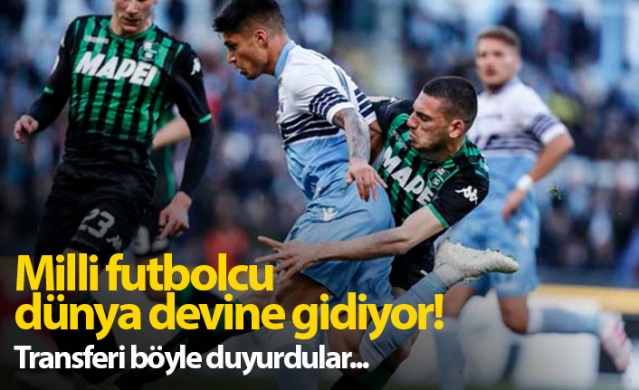 Milli futbolcu dünya devine gidiyor