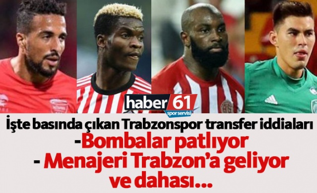 Trabzonspor transfer haberleri - 05.06.2019