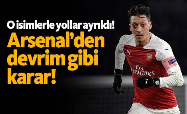 Arsenal’den devrim gibi karar!