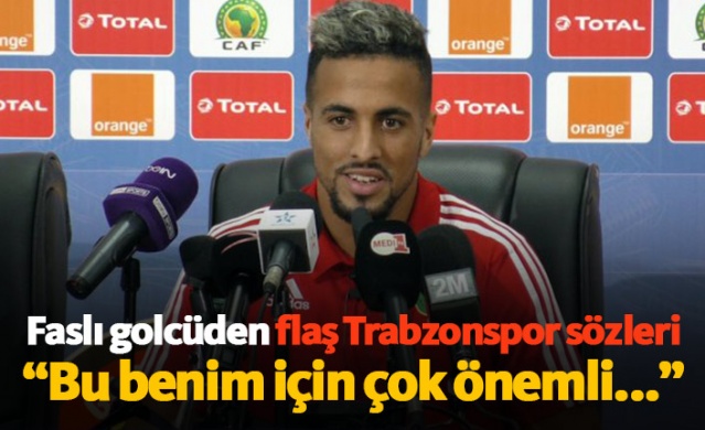 Faslı golcü Rachid Alioui'den flaş Trabzonspor açıklaması.Foto Galeri