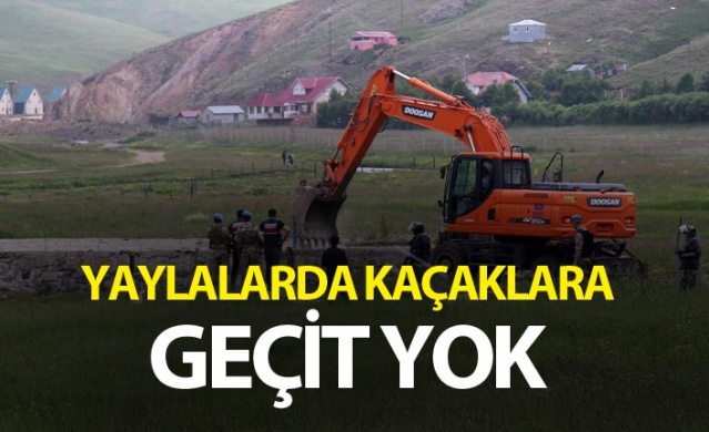 Gümüşhane yaylalarında yeni kaçak yapılara izin verilmiyor