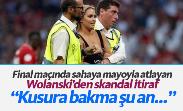 Kinsey Wolanski'den skandal itiraf