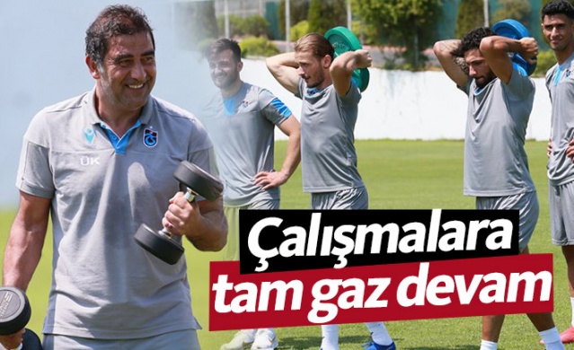 Trabzonspor Ünal Karaman yönetiminde hazırlıklarını sürdürüyor - 11.07.2019