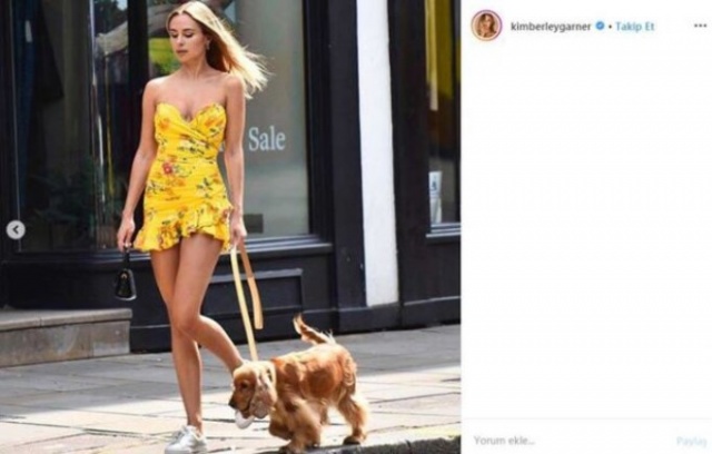 Kimberley Garner sokağı yakıp geçti