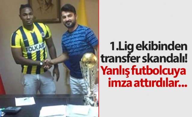 1. Lig ekibinden transfer skandalı!