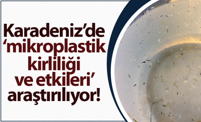 Karadeniz’de 'mikroplastik kirliliği ve etkileri' araştırılıyor