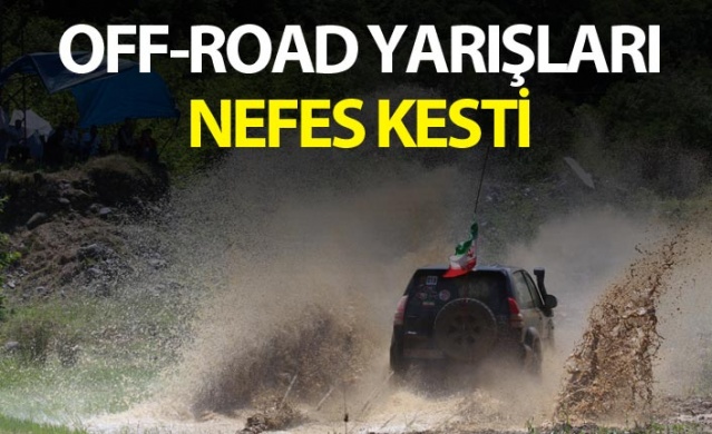 Rize’de Off-Road yarışları nefes kesti