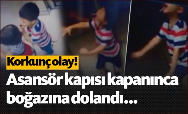 Korkunç olay! Asansörde ölümle burun buruna...