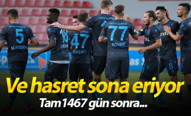 Trabzonspor'da hasret sona eriyor!