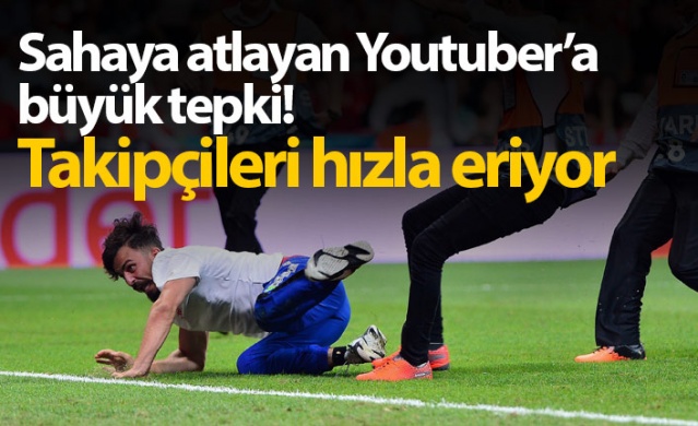 Sahaya atlayan Youtuber  Ali Abdüsselam Yılmaz'a takipçi şoku