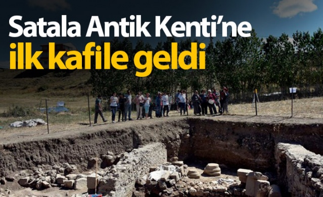 Satala Antik Kentine ilk kafile geldi