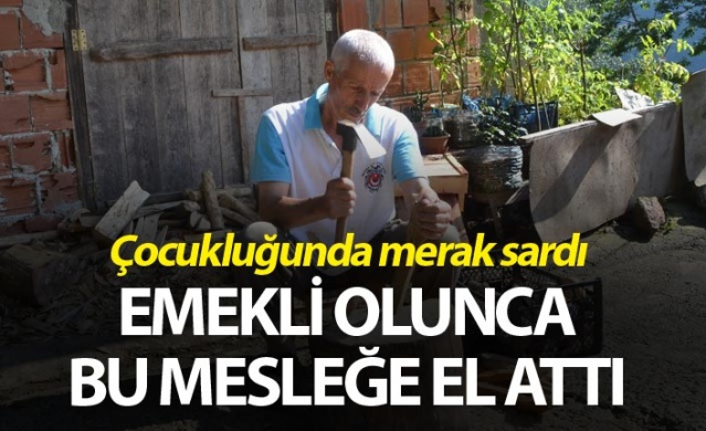 Emekli postacı baba mesleğini yaşatmaya çalışıyor