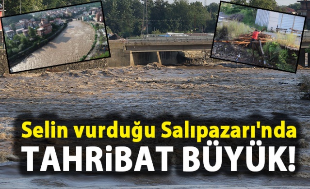 Selin vurduğu Salıpazarı'nda tahribat büyük