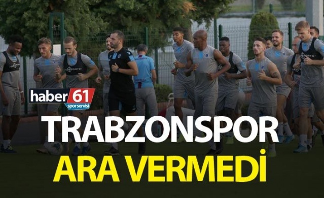 Trabzonspor, Malatya maçından sonra ara vermedi! AEK maçı hazırlıkları başladı