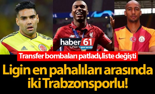 Ligin en pahalıları arasında iki Trabzonsporlu