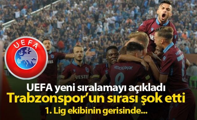 UEFA kulüpler sıralamasını açıkladı