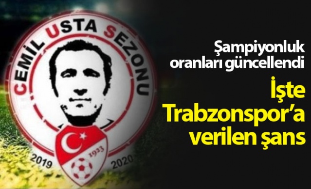 Şampiyonluk oranları güncellendi