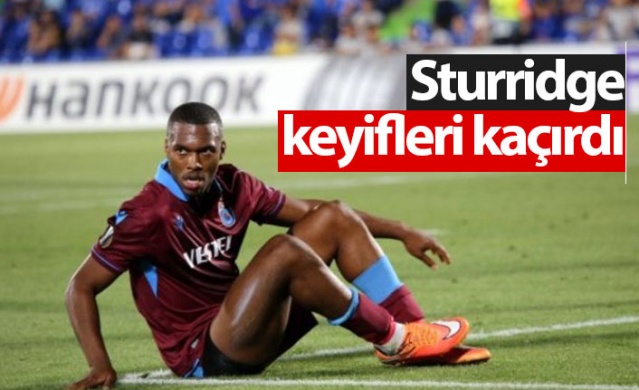 Trabzonspor'da Sturridge keyifleri kaçırdı