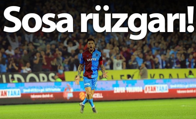 Trabzonspor'da Sosa rüzgarı