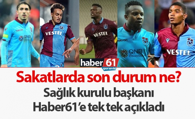 Trabzonspor'un sakatları ne zaman dönecek?