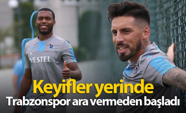 Trabzonspor Krasnodar hazırlıklarına başladı