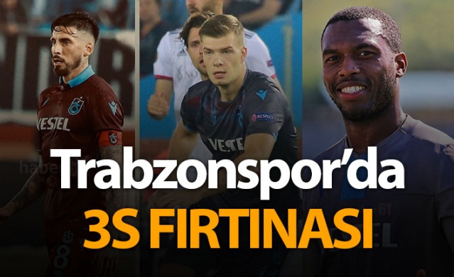 Trabzonspor'da 3S fırtınası