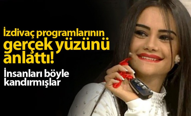 Naz Mila izdivaç programlarının gerçek yüzünü anlattı!