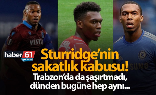 Trabzonspor'da Sturridge'nin sakatlık kabusu