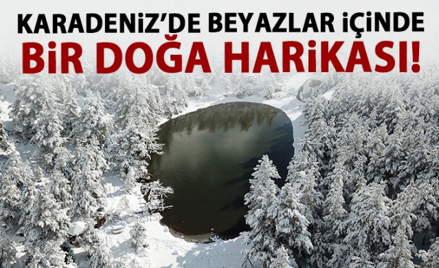 Beyazın en yakıştığı göl limni!