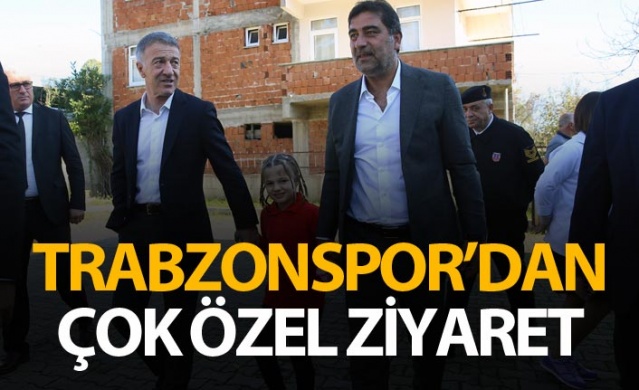 Trabzonspor'dan çok özel ziyaret