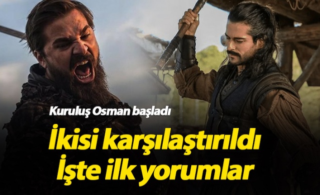 Kuruluş Osman 1. bölüm yayınlandı: Burak Özçivit ve Engin Altan Düzyatan karşılaştırıldı