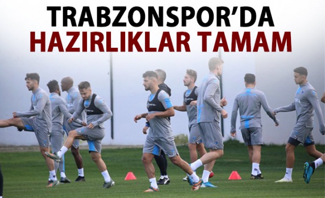 Trabzonspor'da Ankaragücü maçı hazırlıkları tamamlandı