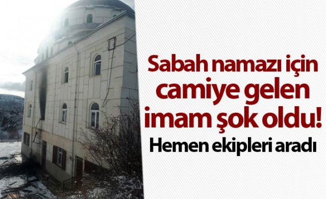 Sabah namazı için camiye gelen imam şok oldu