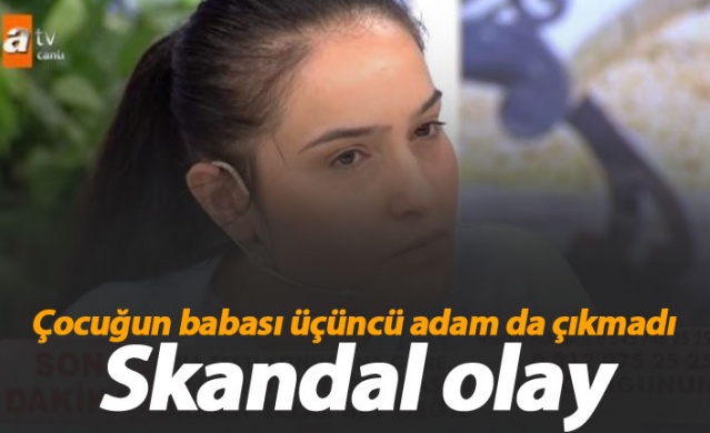 Skandal! Çocuğun babası üçüncü adam da değil