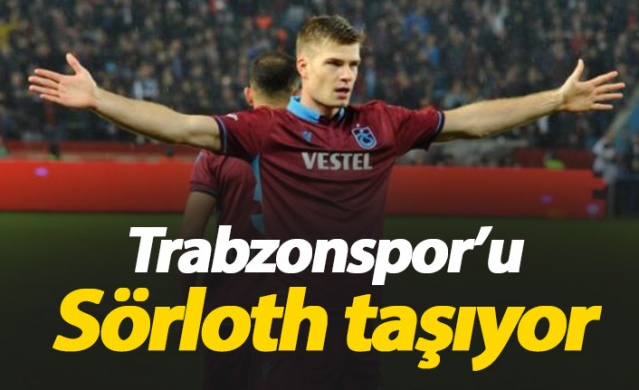 Trabzonspor'u Sörloth taşıyor