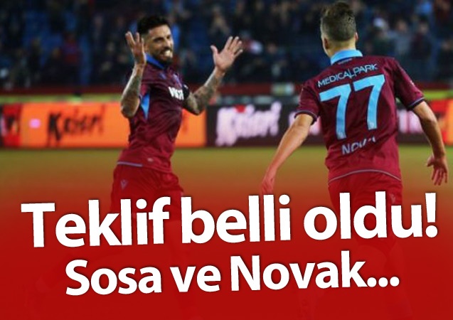 Sosa ve Novak'a yapılan teklif